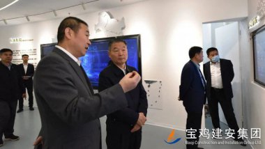 省政協(xié)副主席李興旺一行在寶雞建安集團(tuán)走訪調(diào)研